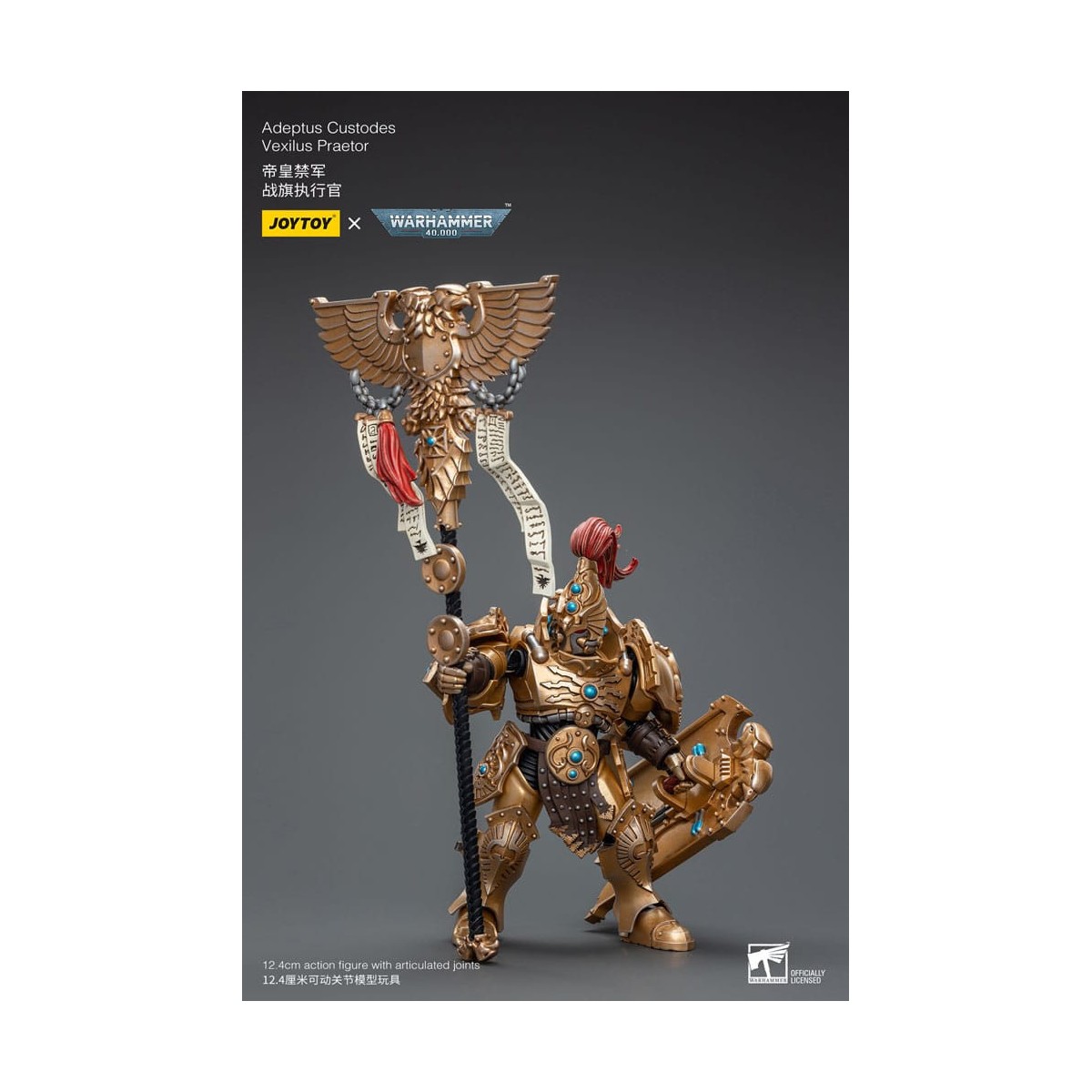 JoyToy Marines Espaciales - Adeptus Custodes Vexilus Praetor 1/18
