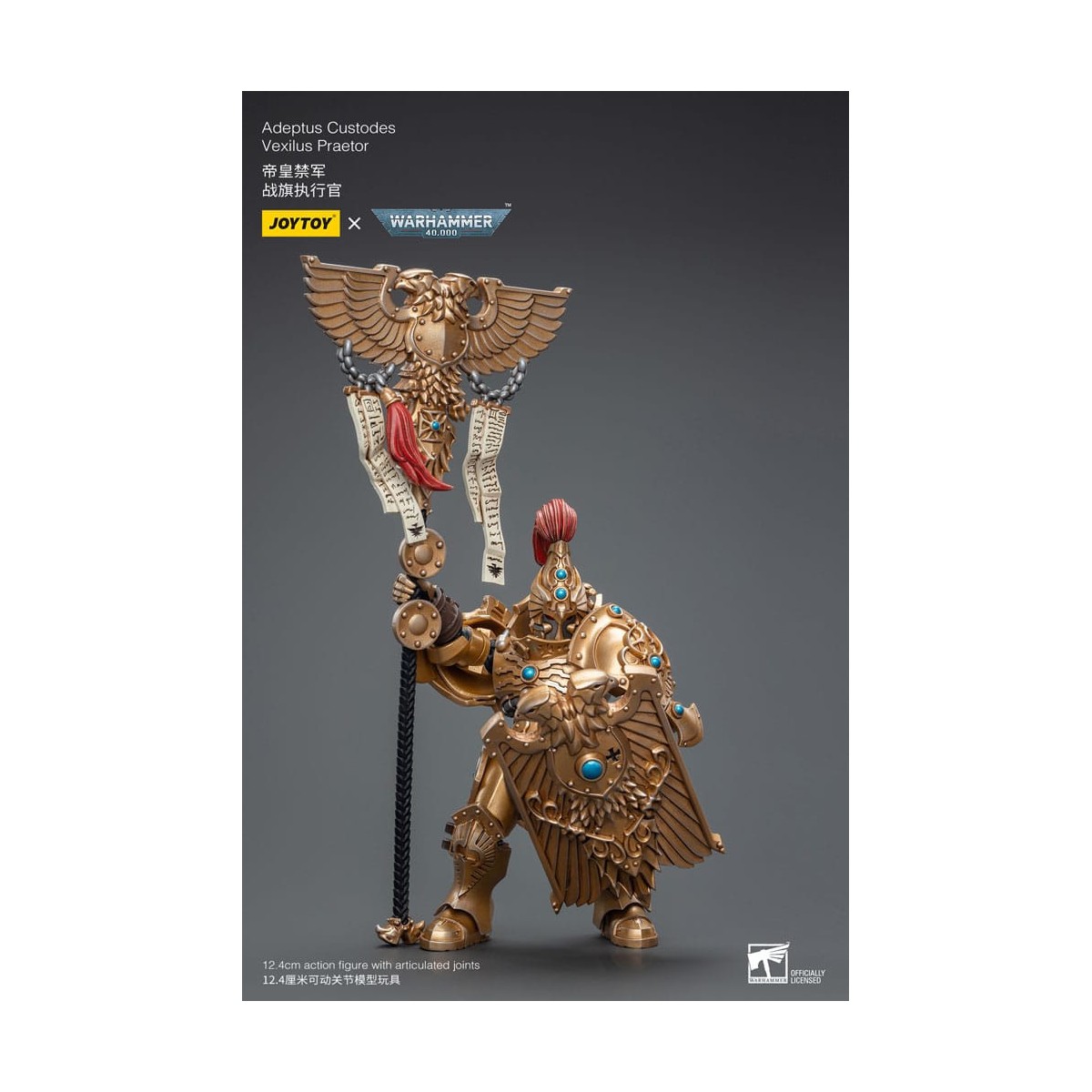 JoyToy Marines Espaciales - Adeptus Custodes Vexilus Praetor 1/18