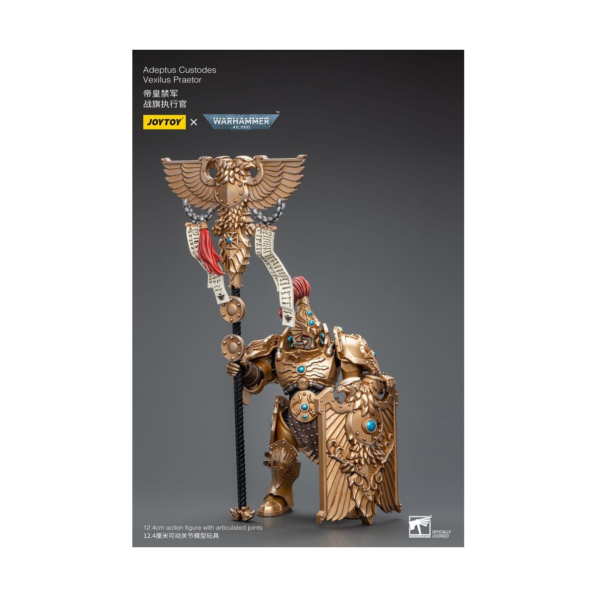 JoyToy Marines Espaciales - Adeptus Custodes Vexilus Praetor 1/18