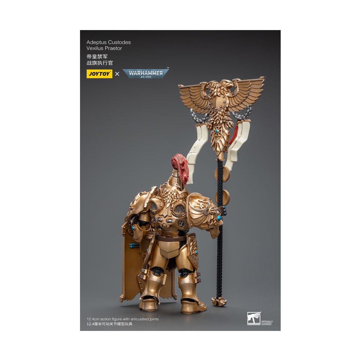 JoyToy Marines Espaciales - Adeptus Custodes Vexilus Praetor 1/18