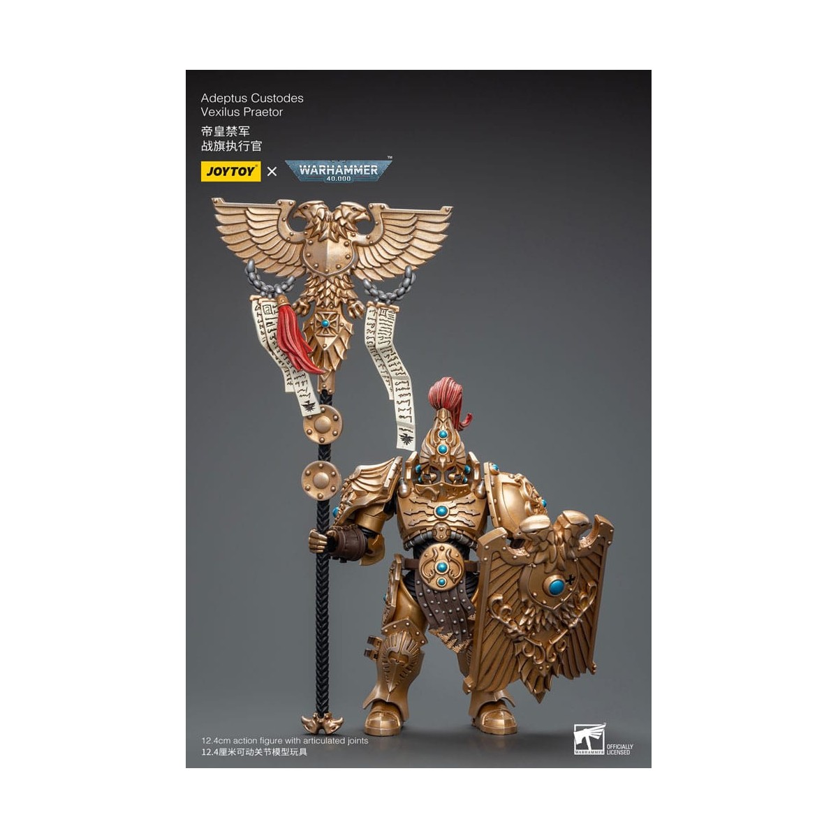 JoyToy Marines Espaciales - Adeptus Custodes Vexilus Praetor 1/18