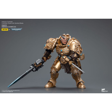 JoyToy Space Marines - Adeptus Custodes Guardia Custodio con Sentinel Blade 1/18