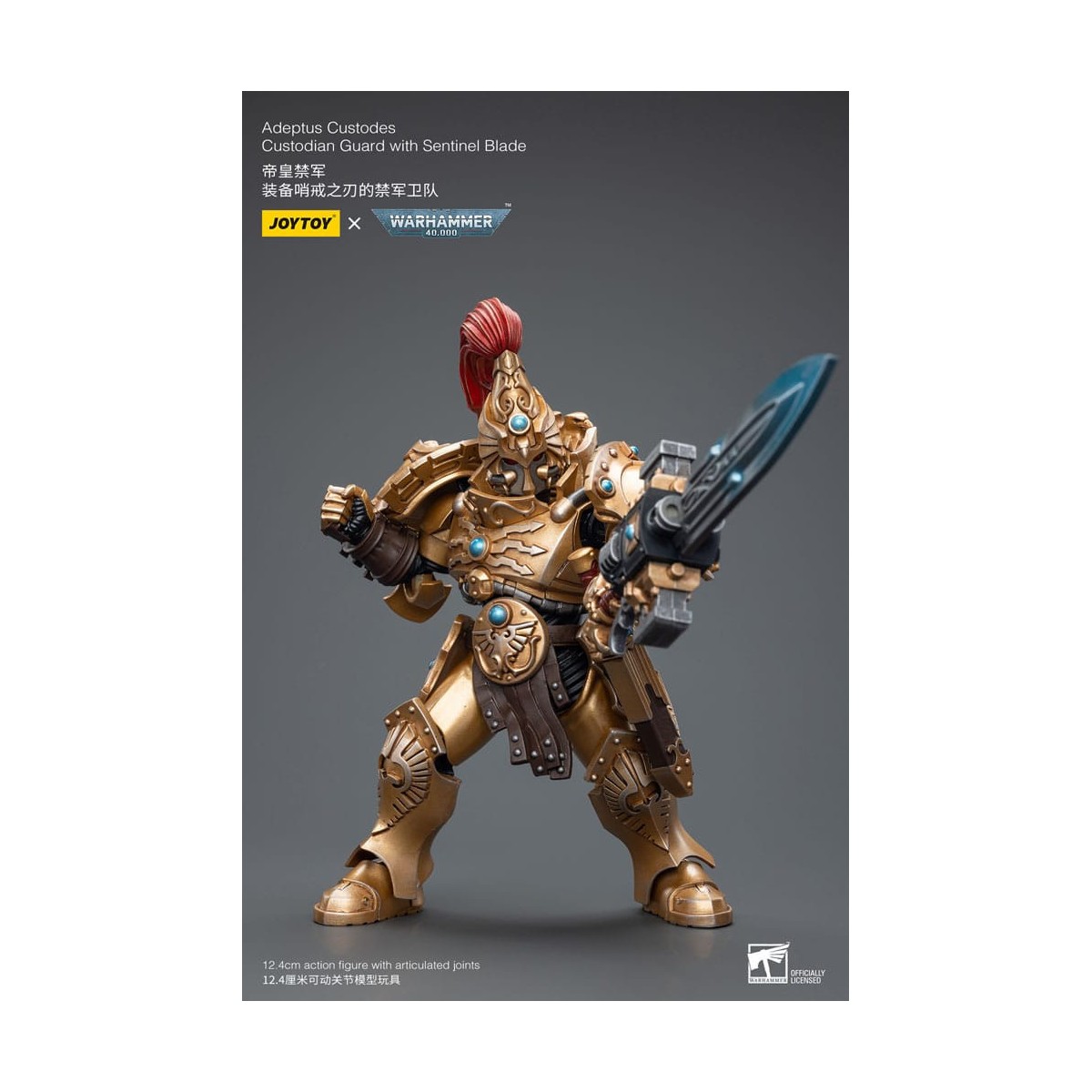 JoyToy Space Marines - Adeptus Custodes Guardia Custodio con Sentinel Blade 1/18