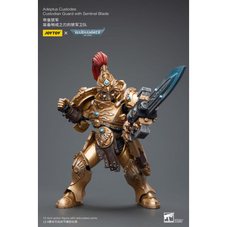 JoyToy Space Marines - Adeptus Custodes Guardia Custodio con Sentinel Blade 1/18