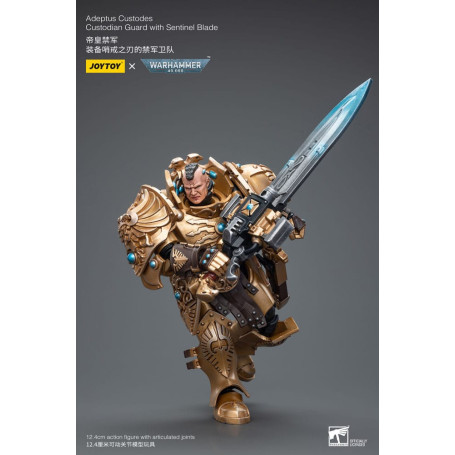 JoyToy Space Marines - Adeptus Custodes Guardia Custodio con Sentinel Blade 1/18