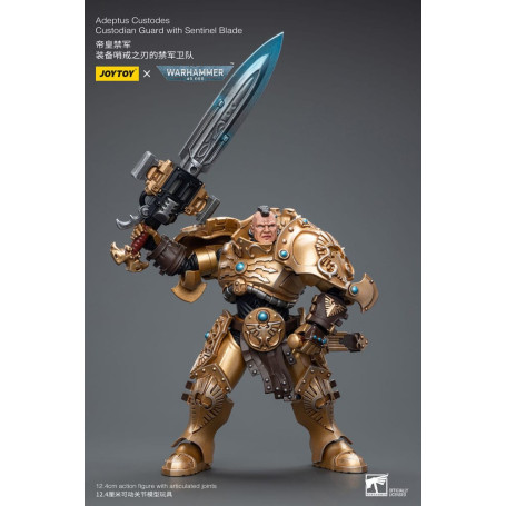 JoyToy Space Marines - Adeptus Custodes Guardia Custodio con Sentinel Blade 1/18