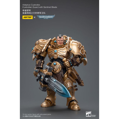 JoyToy Space Marines - Adeptus Custodes Guardia Custodio con Sentinel Blade 1/18