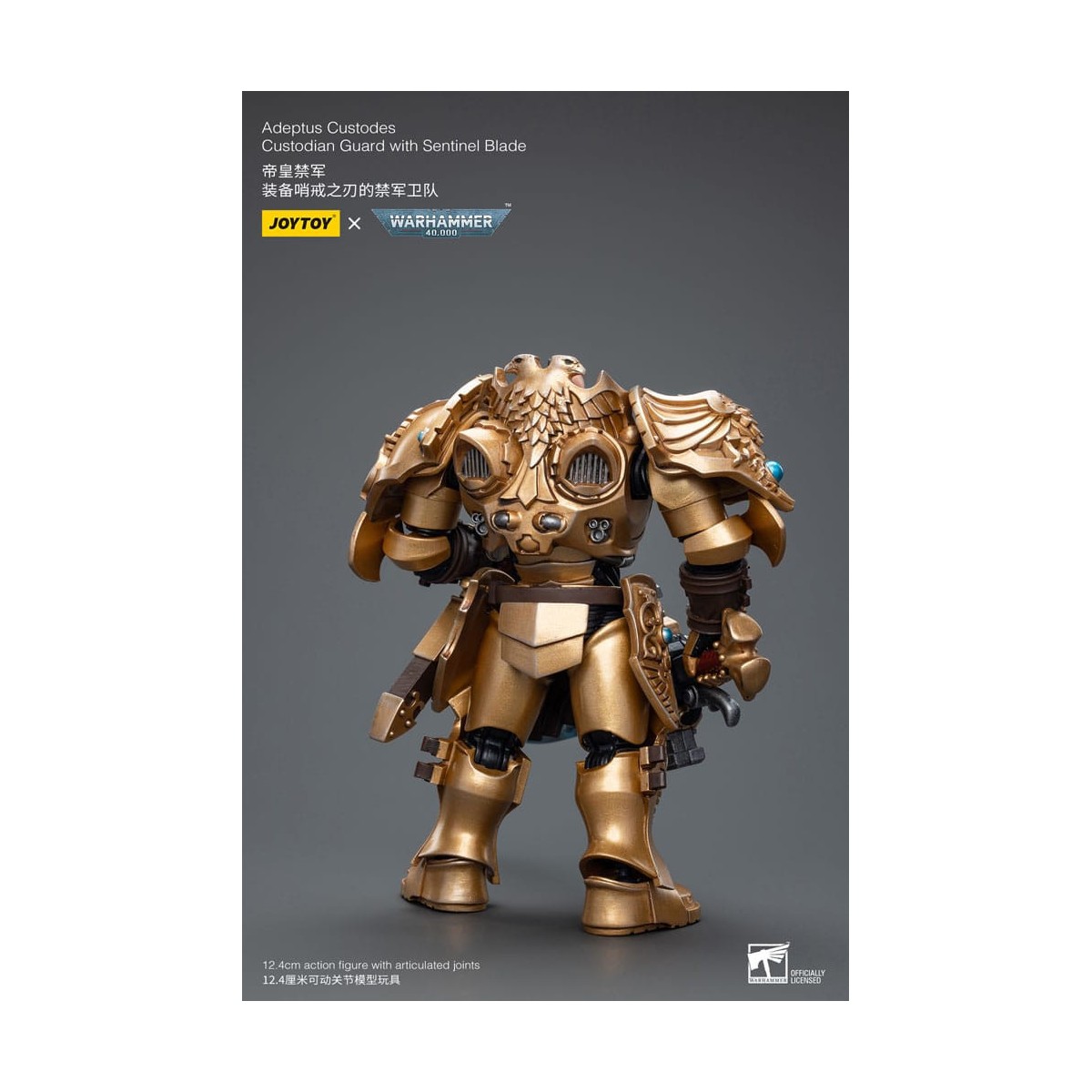 JoyToy Space Marines - Adeptus Custodes Guardia Custodio con Sentinel Blade 1/18