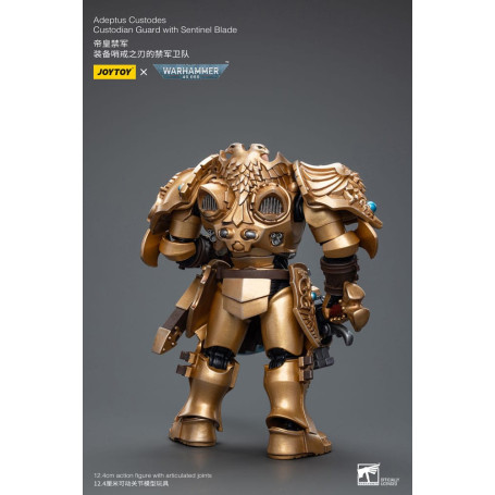JoyToy Space Marines - Adeptus Custodes Guardia Custodio con Sentinel Blade 1/18