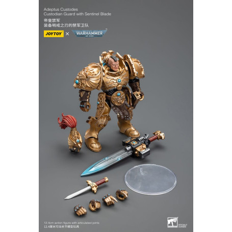 JoyToy Space Marines - Adeptus Custodes Guardia Custodio con Sentinel Blade 1/18