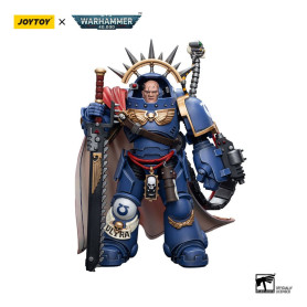 JoyToy Marines Espaciales - Ultramarines - Capitán Ultramarines con armadura Gravis 1/18 - Warhammer 40K