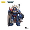 JoyToy Marines Espaciales - Ultramarines - Capitán Ultramarines con armadura Gravis 1/18 - Warhammer 40K