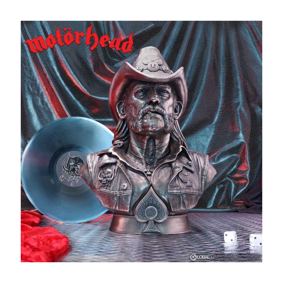Knucklebonz - Motorhead - Busto de bronce de Lemmy