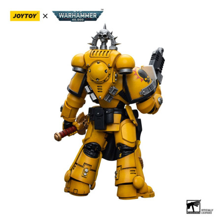 JoyToy Marines Espaciales - Puños Imperiales - Teniente con Espada de Poder 1/18 - Warhammer 40K
