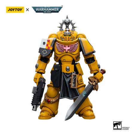 JoyToy Marines Espaciales - Puños Imperiales - Teniente con Espada de Poder 1/18 - Warhammer 40K