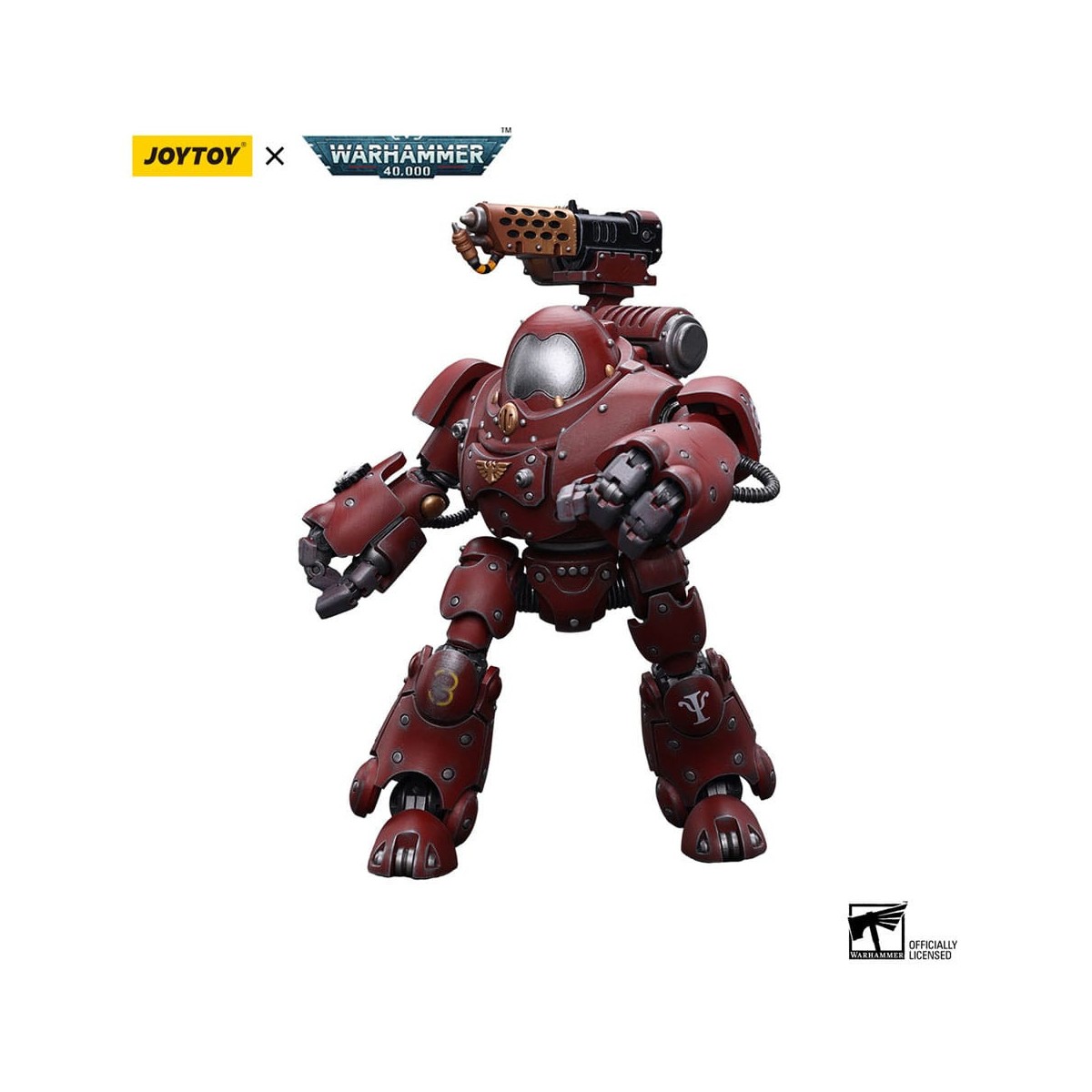 JoyToy Space Marines - Adeptus Mechanicus Kastelan Robot con Incendine Combustor 1/18
