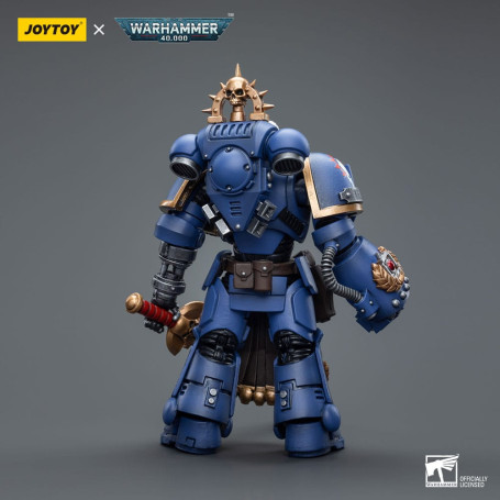 JoyToy Marines Espaciales - Ultramarines - Ultramarines Teniente con Puño de Poder 1/18 - Warhammer 40K