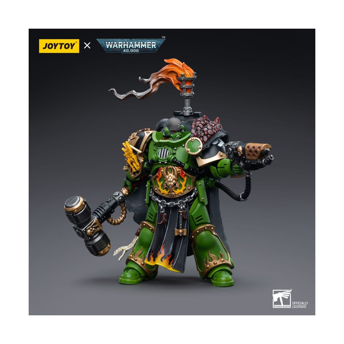 JoyToy Marines Espaciales - Salamandras - Capitán Adrax Agatone 1/18 - Warhammer 40K