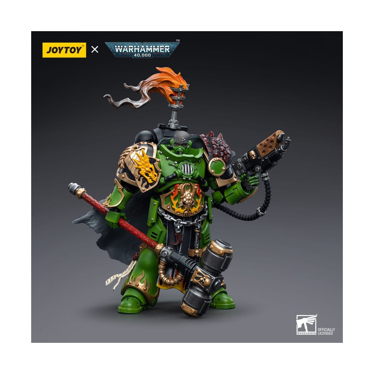 JoyToy Marines Espaciales - Salamandras - Capitán Adrax Agatone 1/18 - Warhammer 40K
