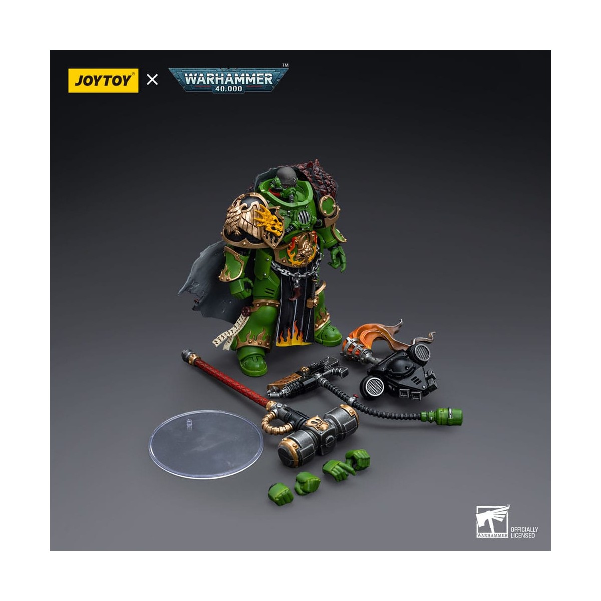 JoyToy Marines Espaciales - Salamandras - Capitán Adrax Agatone 1/18 - Warhammer 40K