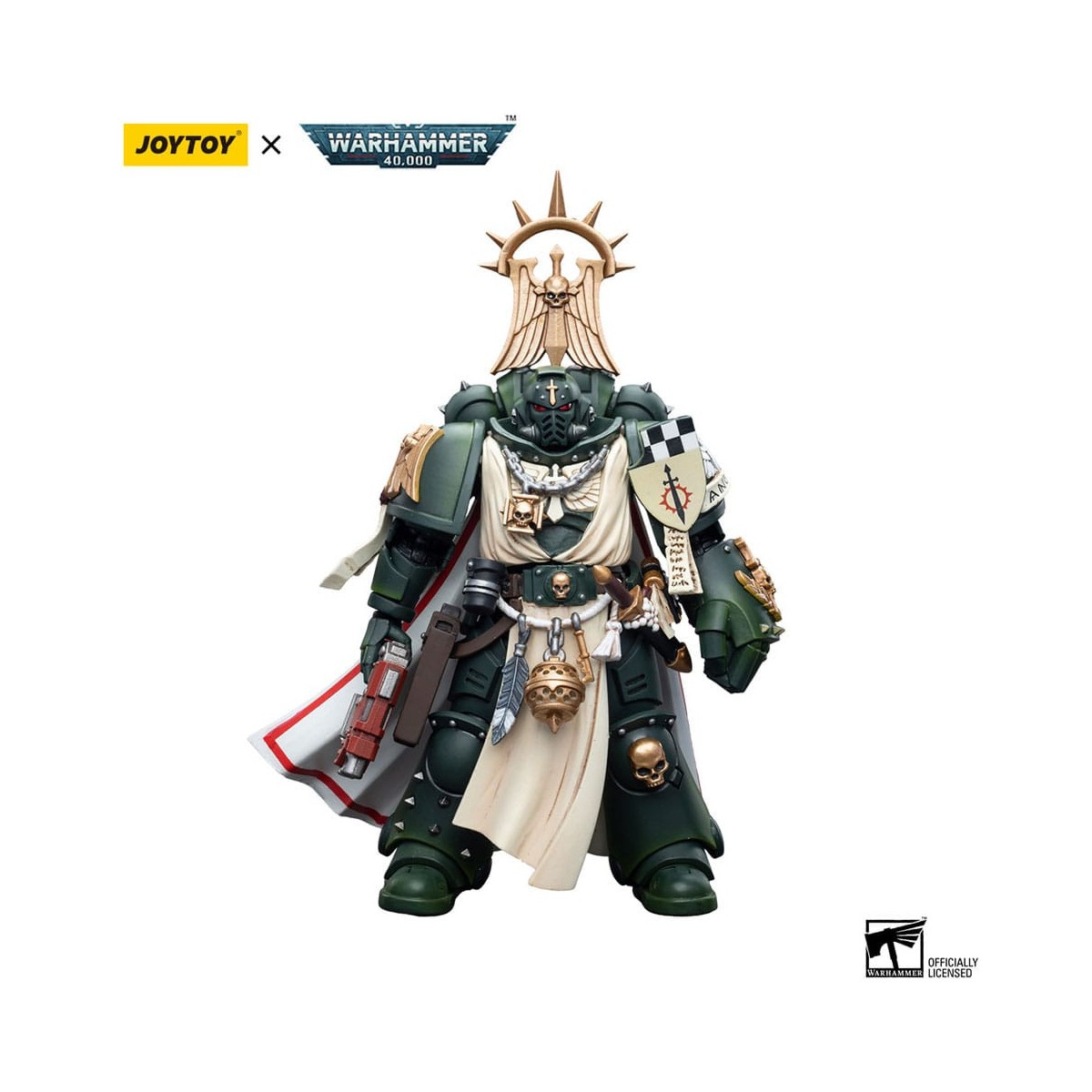 JoyToy Marines Espaciales - Ángeles Oscuros - Maestro Ángeles Oscuros con Puño de Poder 1/18 - Warhammer 40K