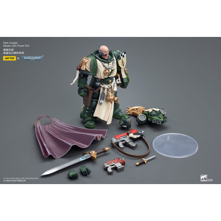 JoyToy Marines Espaciales - Ángeles Oscuros - Maestro Ángeles Oscuros con Puño de Poder 1/18 - Warhammer 40K