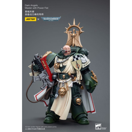JoyToy Marines Espaciales - Ángeles Oscuros - Maestro Ángeles Oscuros con Puño de Poder 1/18 - Warhammer 40K