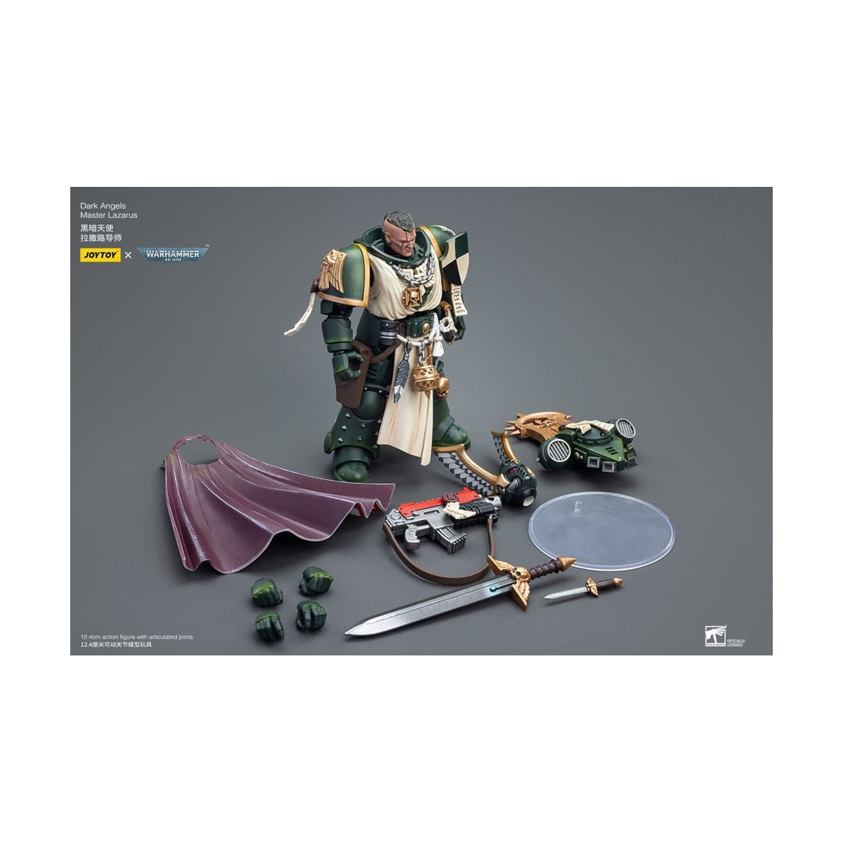 JoyToy Marines Espaciales - Ángeles Oscuros - Ángeles Oscuros Maestro Lázaro 1/18 - Warhammer 40K