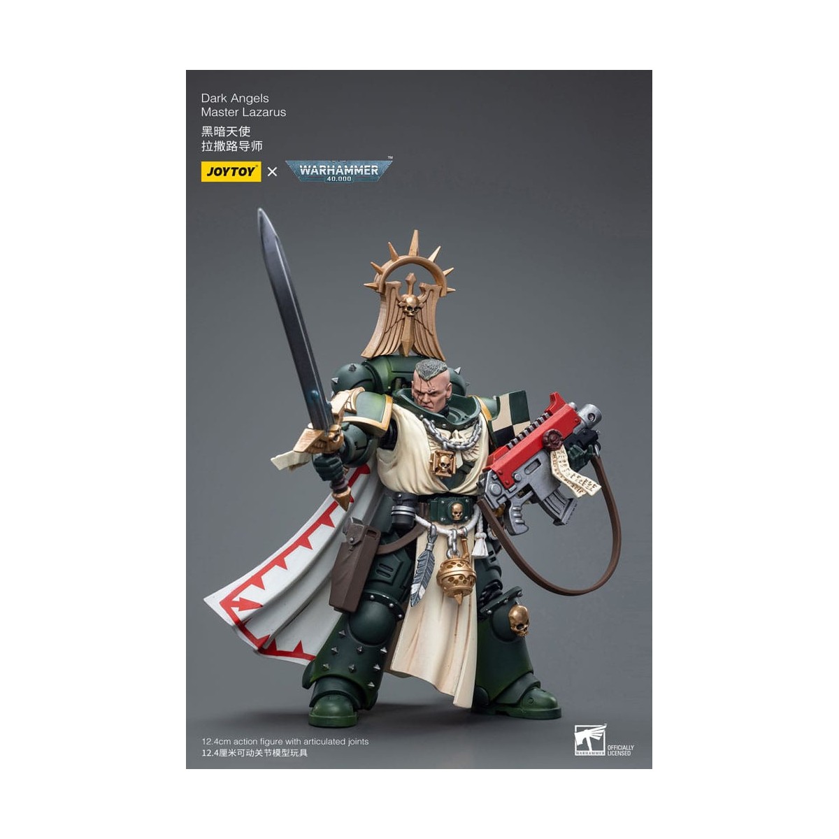 JoyToy Marines Espaciales - Ángeles Oscuros - Ángeles Oscuros Maestro Lázaro 1/18 - Warhammer 40K