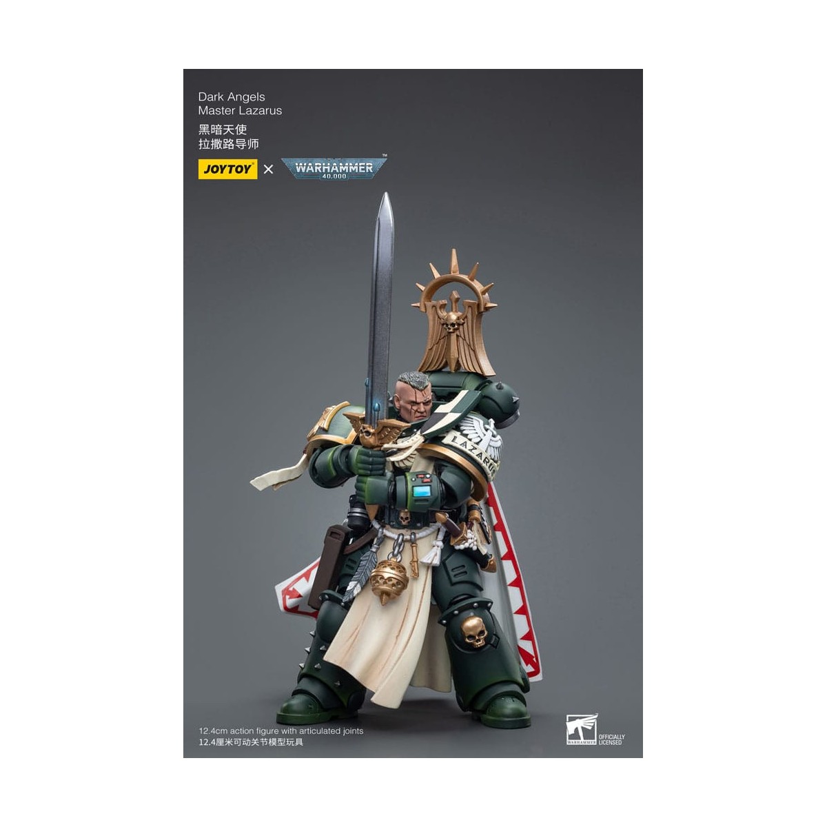 JoyToy Marines Espaciales - Ángeles Oscuros - Ángeles Oscuros Maestro Lázaro 1/18 - Warhammer 40K