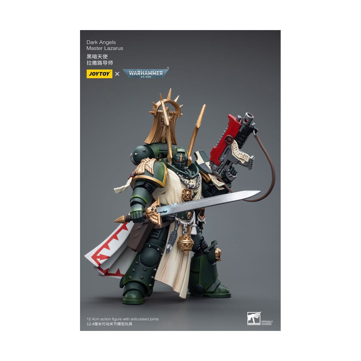 JoyToy Marines Espaciales - Ángeles Oscuros - Ángeles Oscuros Maestro Lázaro 1/18 - Warhammer 40K