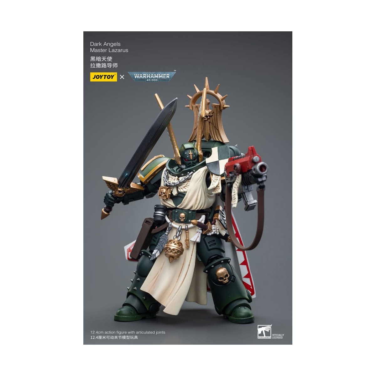 JoyToy Marines Espaciales - Ángeles Oscuros - Ángeles Oscuros Maestro Lázaro 1/18 - Warhammer 40K