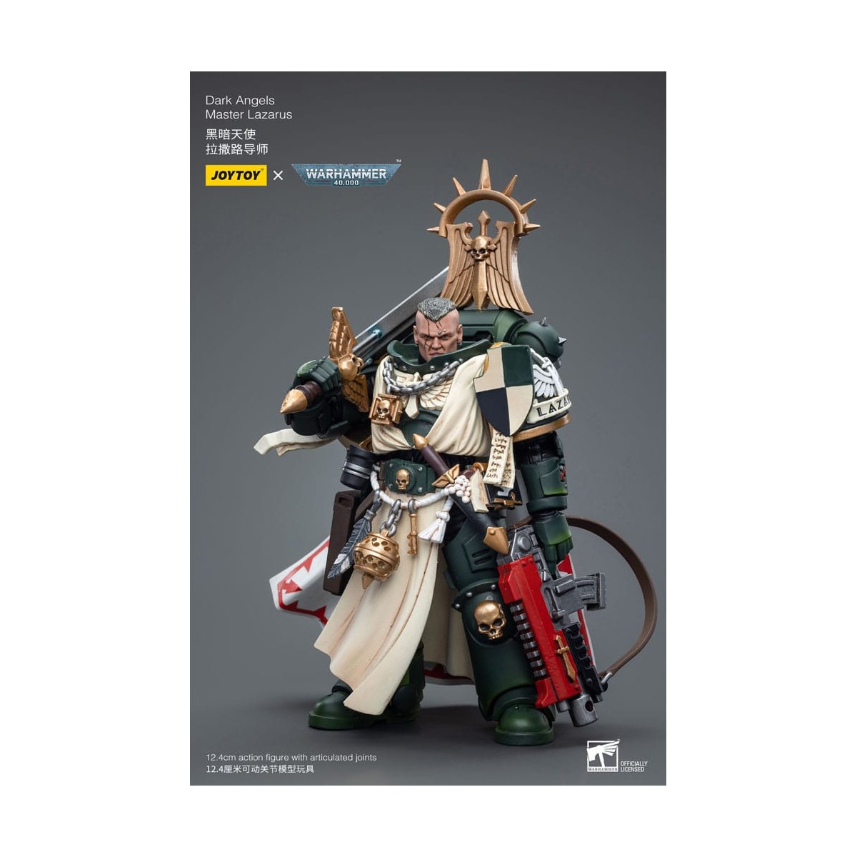 JoyToy Marines Espaciales - Ángeles Oscuros - Ángeles Oscuros Maestro Lázaro 1/18 - Warhammer 40K