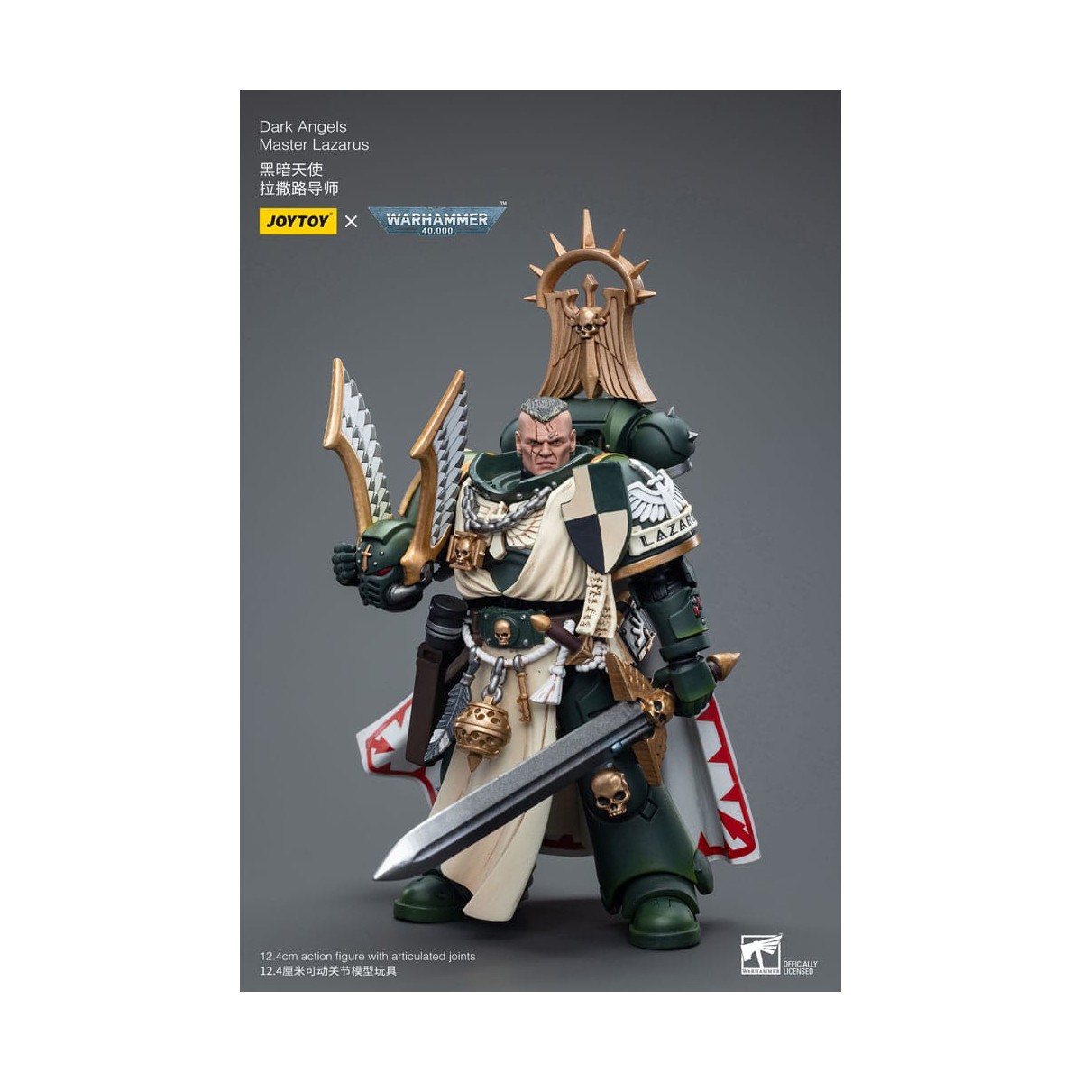 JoyToy Marines Espaciales - Ángeles Oscuros - Ángeles Oscuros Maestro Lázaro 1/18 - Warhammer 40K