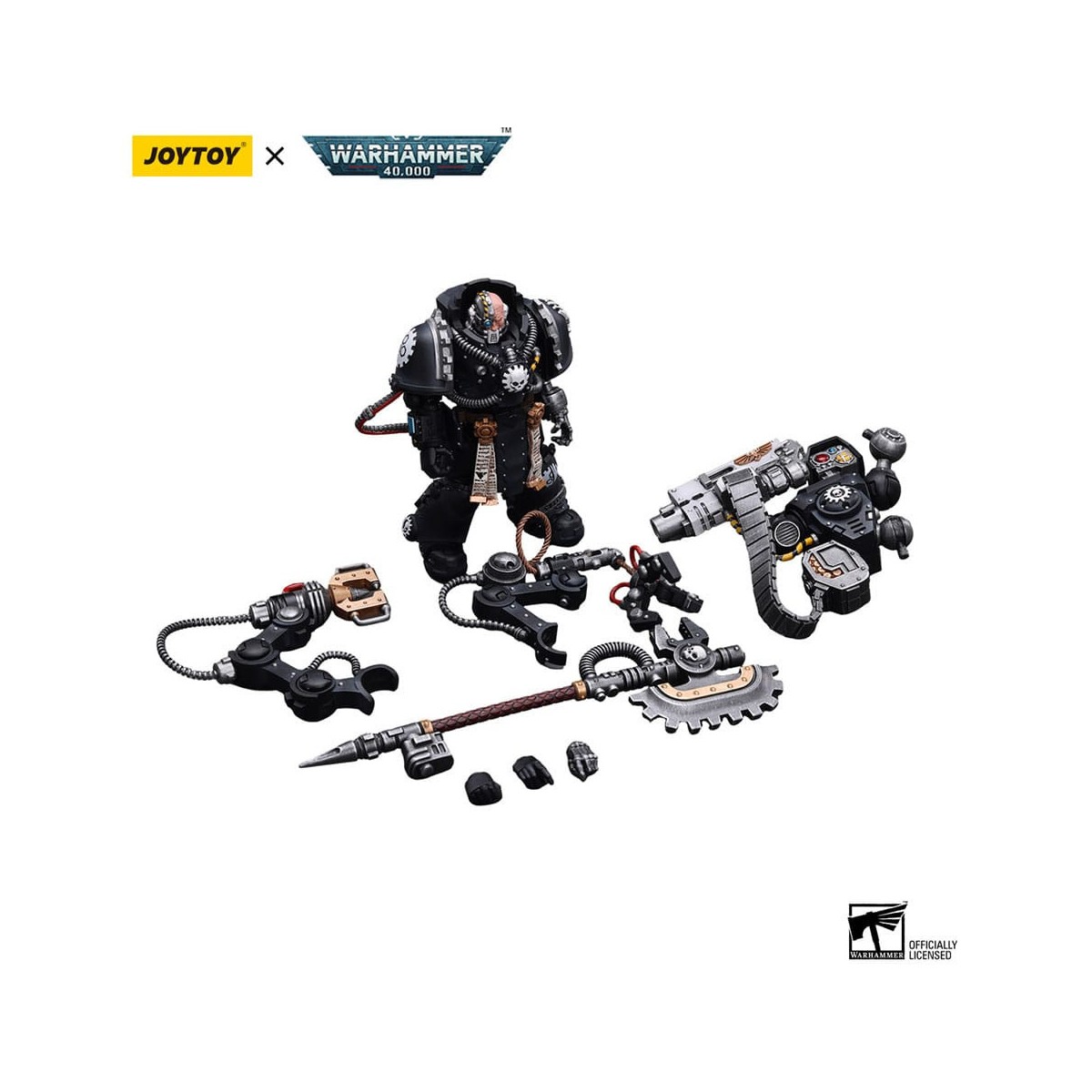 JoyToy Marines Espaciales - Manos de Hierro - lron Padre Feirros 1/18 - Warhammer 40K