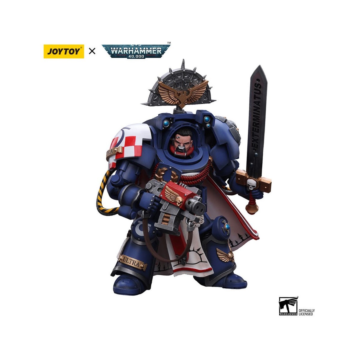 JoyToy Marines Espaciales - Ultramarines - Capitán Terminator 1/18 - Warhammer 40K