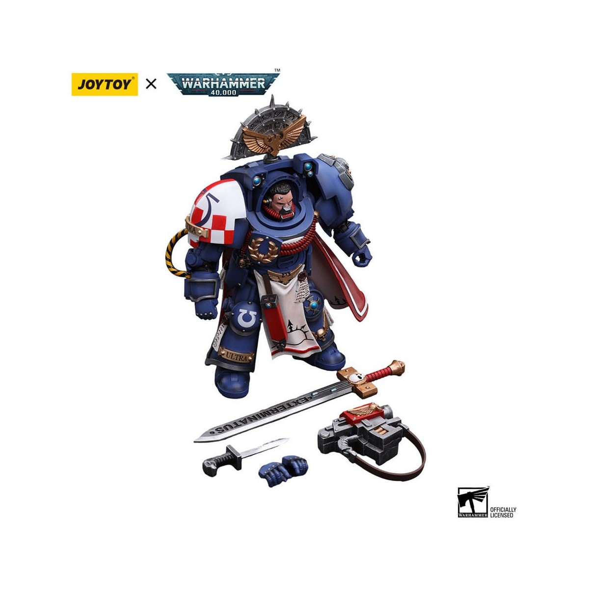 JoyToy Marines Espaciales - Ultramarines - Capitán Terminator 1/18 - Warhammer 40K
