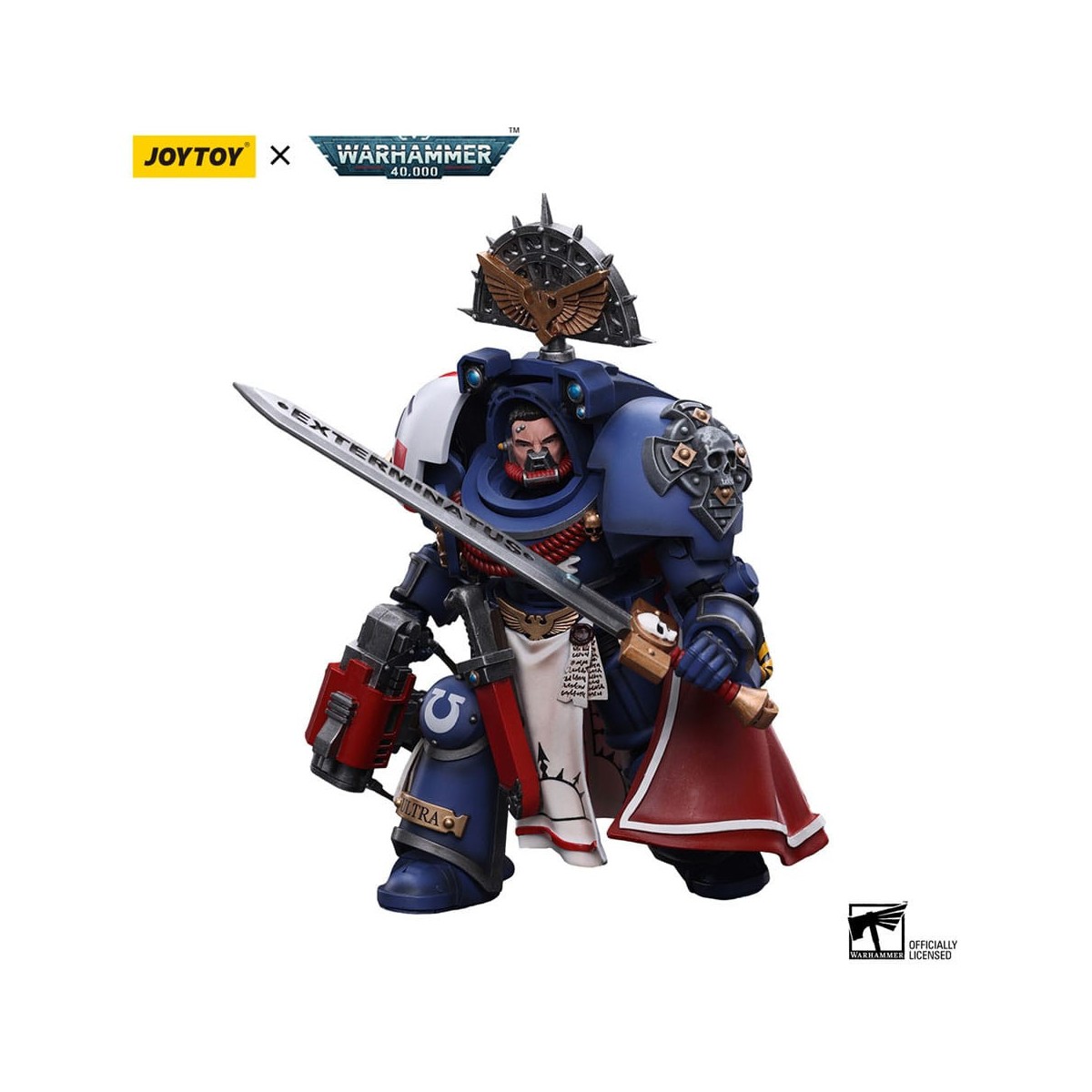 JoyToy Marines Espaciales - Ultramarines - Capitán Terminator 1/18 - Warhammer 40K