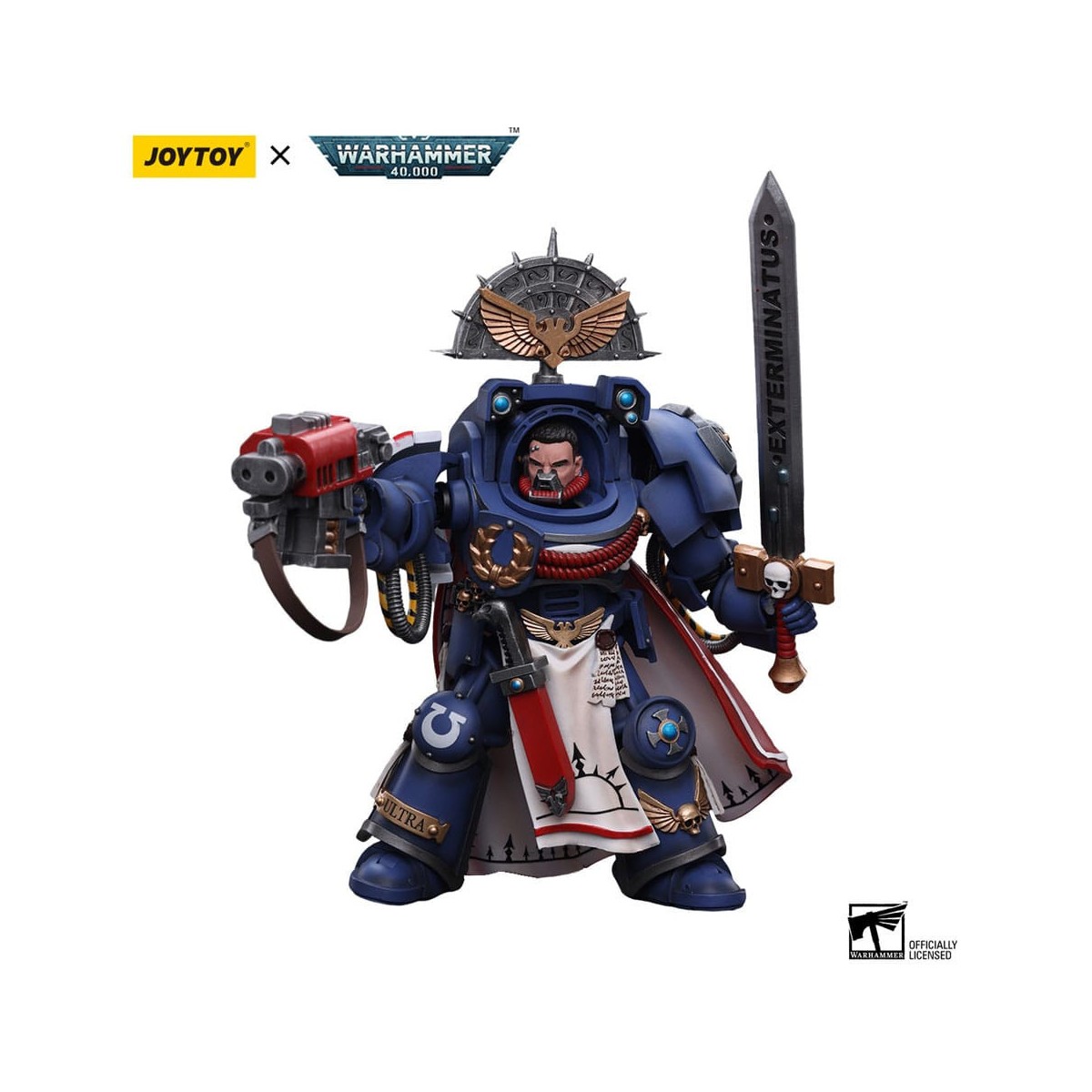 JoyToy Marines Espaciales - Ultramarines - Capitán Terminator 1/18 - Warhammer 40K