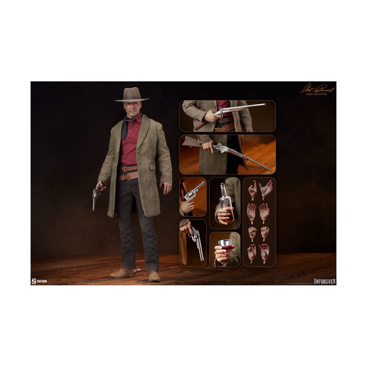 Sideshow - William Munny 1/6 - Ruthless - Clint Eastwood Legacy Collection
