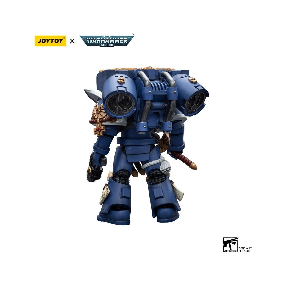 JoyToy Marines Espaciales - Ultramarines - Sargento Veterano de Vanguardia 1/18 - Warhammer 40K