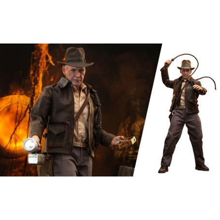 Hot Toys - Indiana Jones y el Disco del Destino - Indiana Jones Versión Deluxe 1:6
