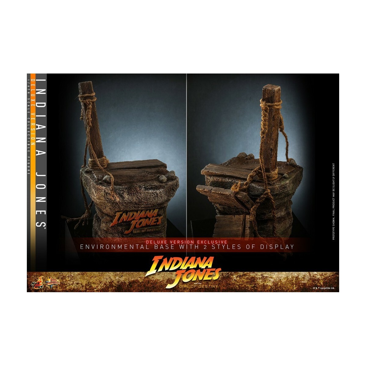 Hot Toys - Indiana Jones y el Disco del Destino - Indiana Jones Versión Deluxe 1:6