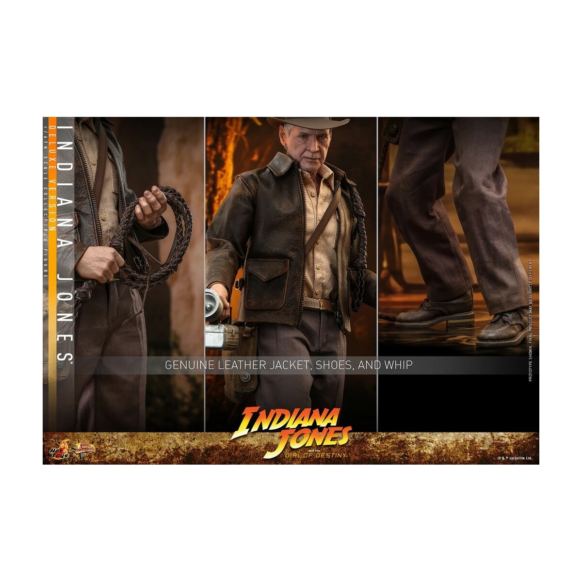 Hot Toys - Indiana Jones y el Disco del Destino - Indiana Jones Versión Deluxe 1:6