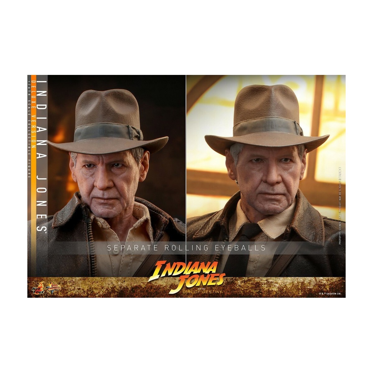 Hot Toys - Indiana Jones y el Disco del Destino - Indiana Jones Versión Deluxe 1:6