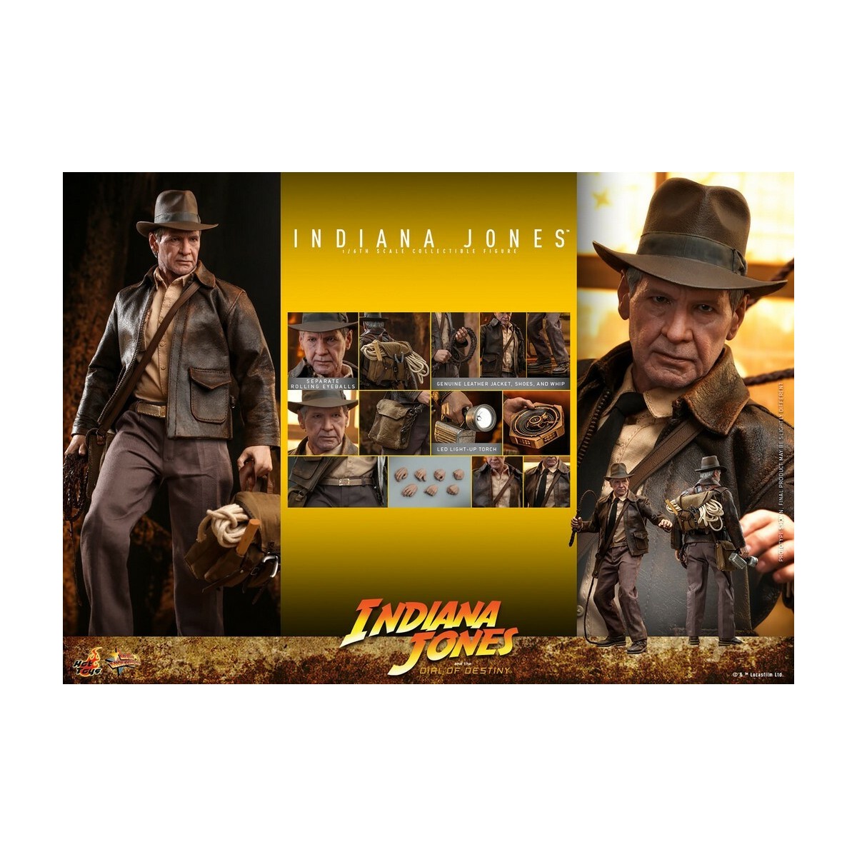 Hot Toys - Indiana Jones y el dial del destino - Indiana Jones 1:6