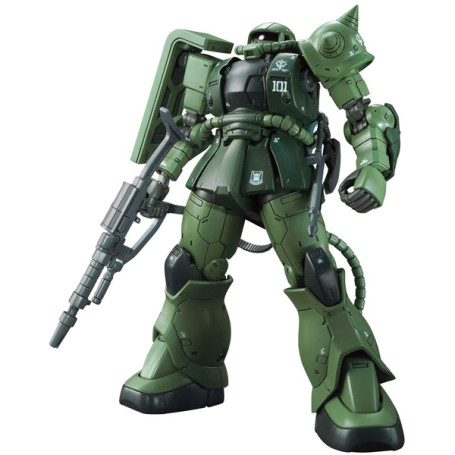 Bandai - Gunpla - Gundam 1/144 HG - MS-06C-6 R6 ZAKU II Tipo C-6/R6 - Mobile Suit Gundam: El Origen