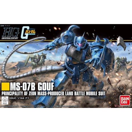 Bandai - Gunpla - Gundam 1/144 HG - MS-07B GOUF - Mobile Suit Gundam - UC