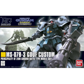 Bandai - Gunpla - Gundam 1/144 HG - MS-07B-3 GOUF CUSTOM - Mobile Suit Gundam: The 08th MS Team