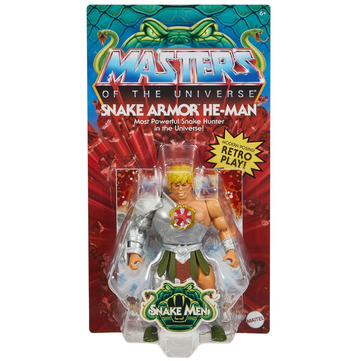 Masters of the Universe ORIGINS - Armadura de serpiente He-Man